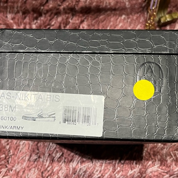 ASH Footwear Pink/Olive camo slip on sneakers. Size 38 - Picture 3 of 6